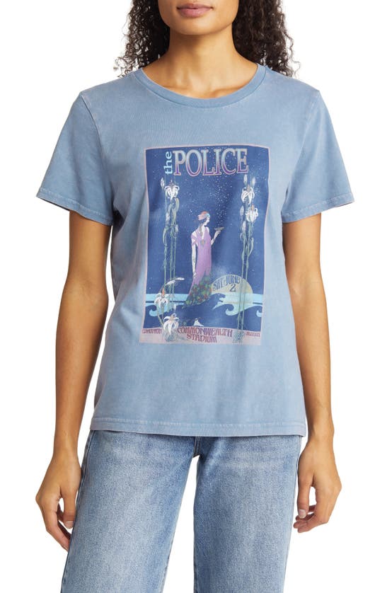 Lucky Brand The Police Poster Graphic Tee In Spring Lake