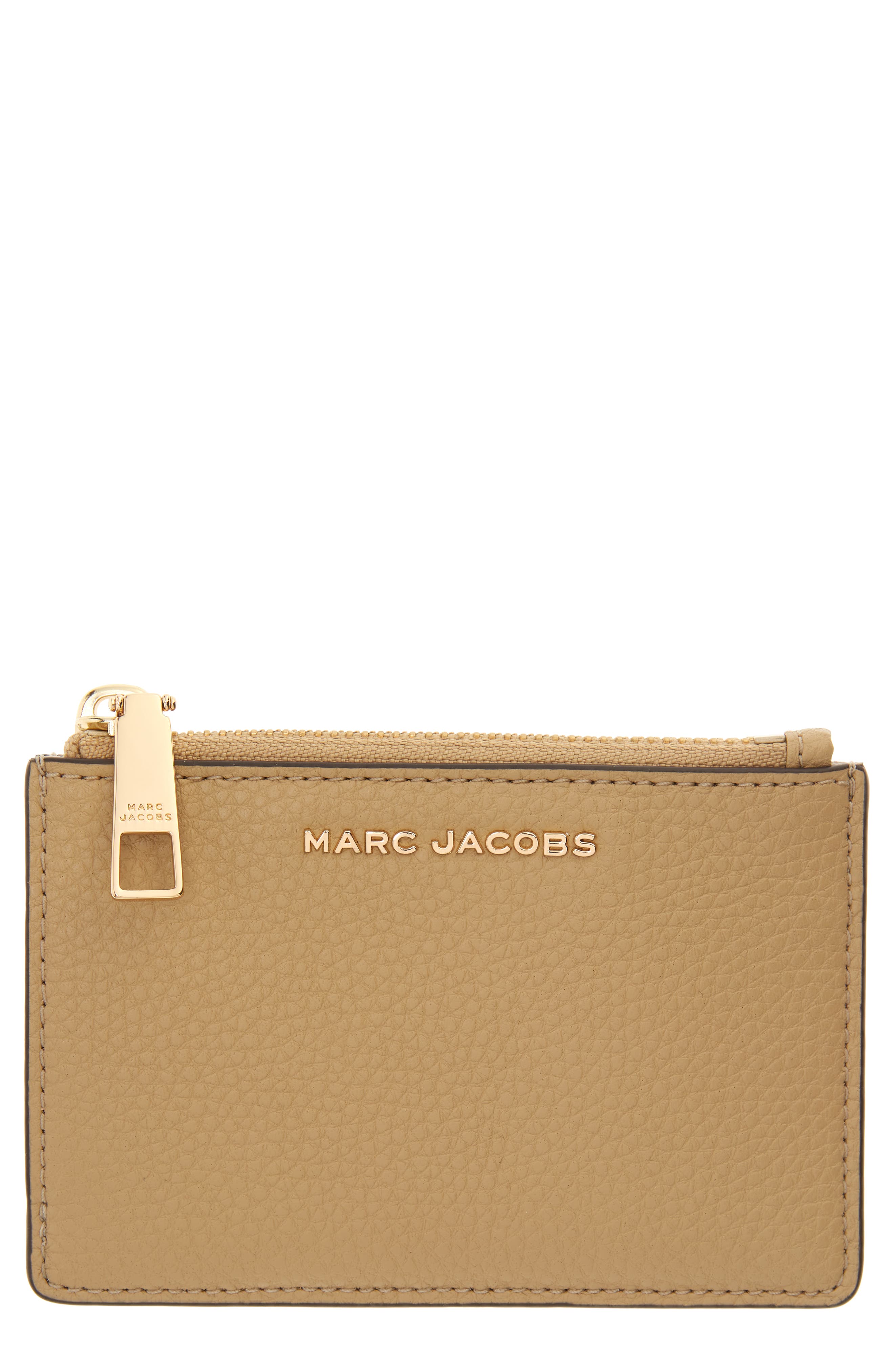 the marc jacobs the simple top zip leather wallet