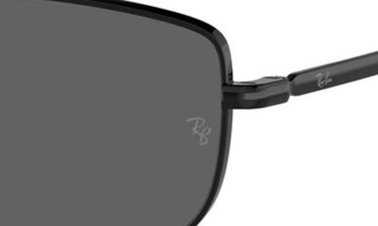 Shop Ray Ban Ray-ban 59mm Oval Sunglasses In Black