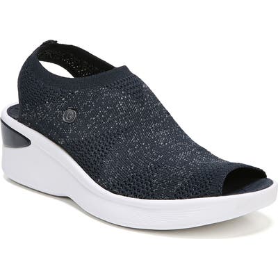 Bzees Secret Peep Toe Knit Sneaker