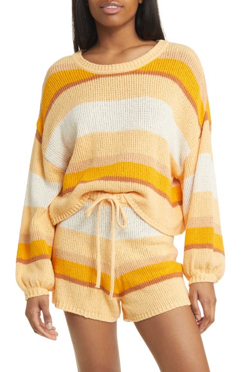 Billabong Sol Time Stripe Sweater Citrus Glow at Nordstrom,