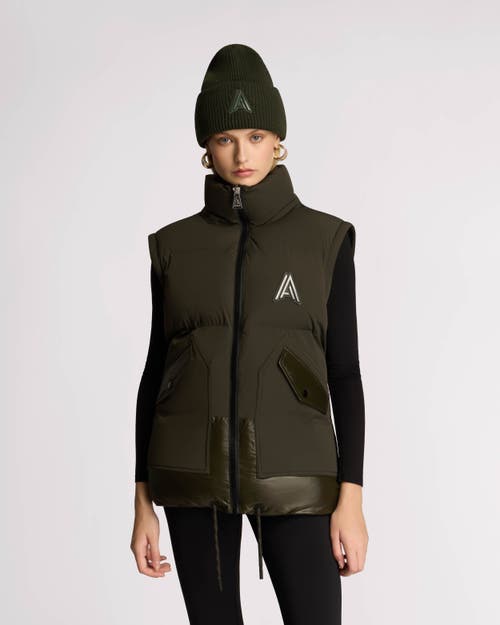 Alpenhaus Megeve Unisex 2-in-1 Relaxed Fit Puffer In Moss