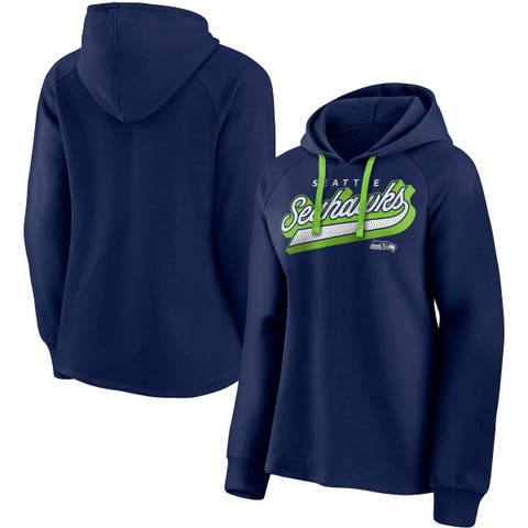 Milwaukee Brewers New Era Pink Women's Raw Edge Hooded Sweatshirt