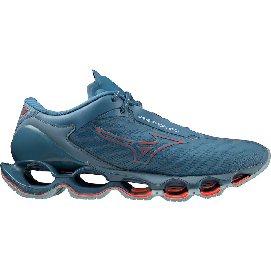 Mizuno Prophecy 12 Running Shoe In Forget Me Not-soleil