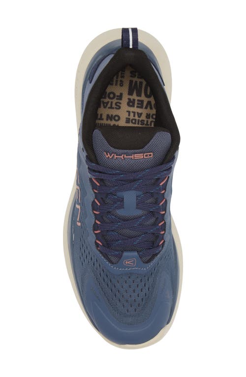 Keen Wk450 Walking Sneaker In Vintage Indigo/nostalgia Rose
