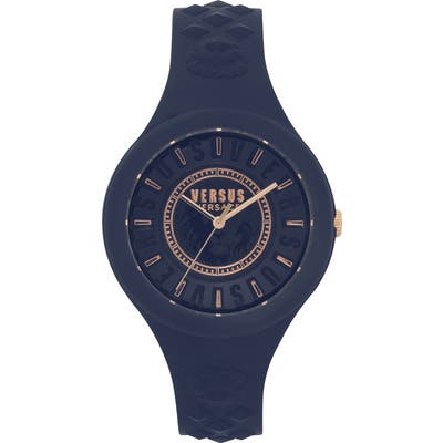 Versus Versace Fire Island Silicone Strap Watch,