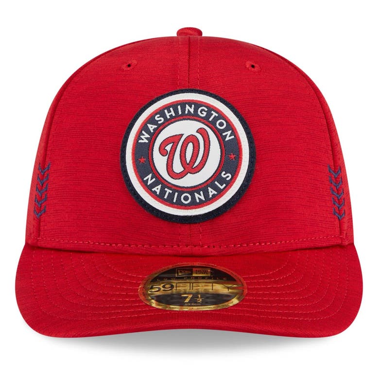 Shop New Era Red Washington Nationals 2024 Clubhouse Low Profile 59fifty Fitted Hat