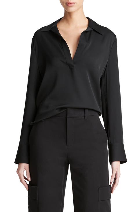 Eileen Fisher Tank Top Womens S Beige Black Beaded Sequin Silk