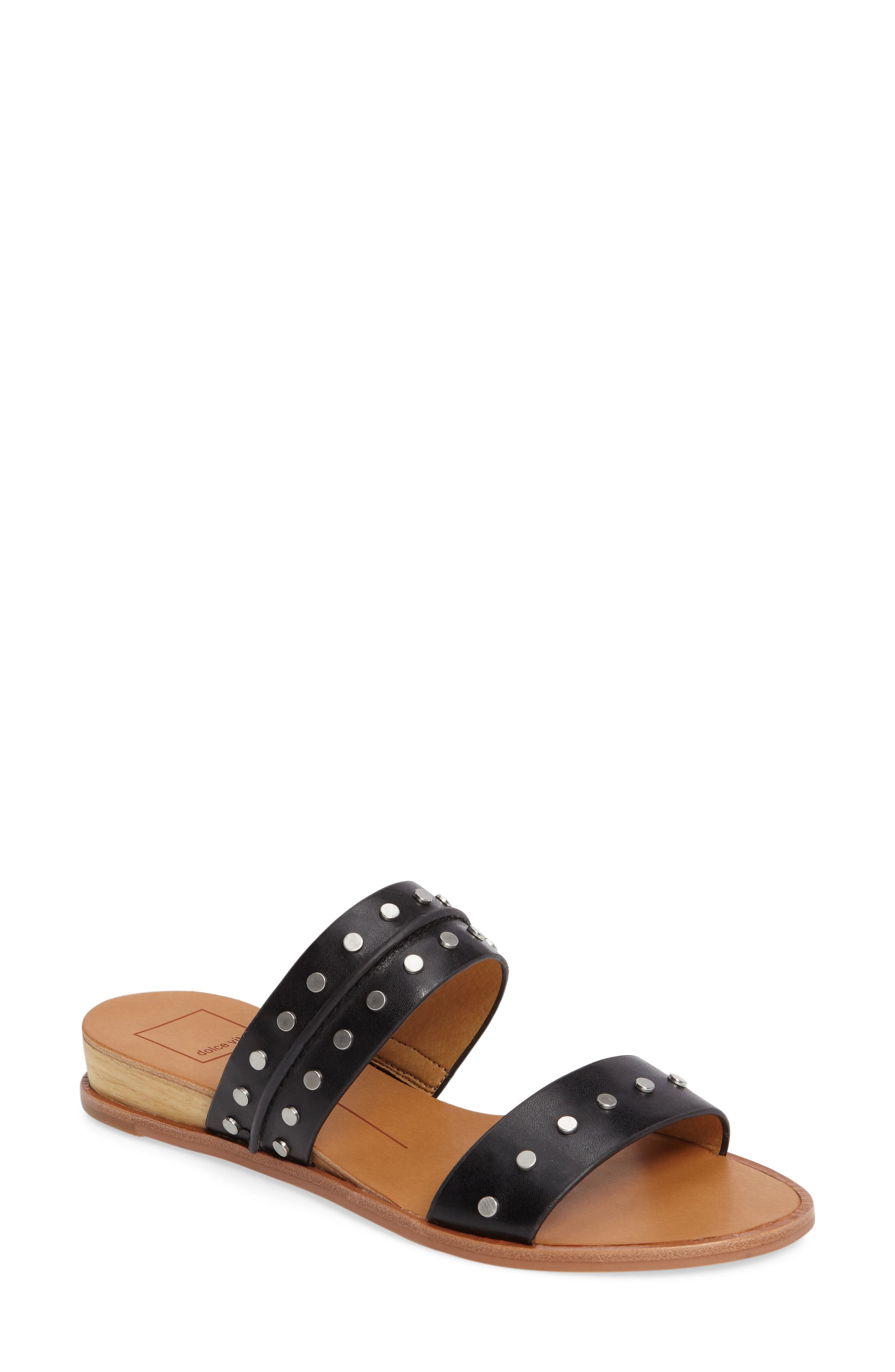 dolce vita studded slides