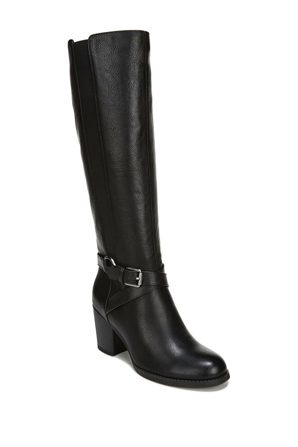 wide width high heel boots