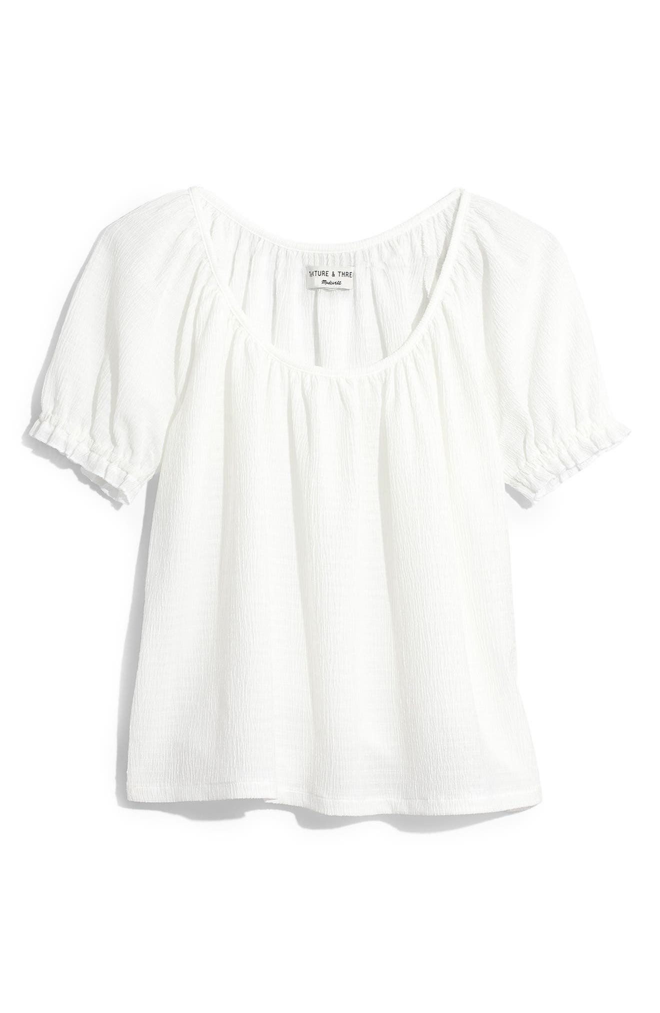 texture & thread peasant top
