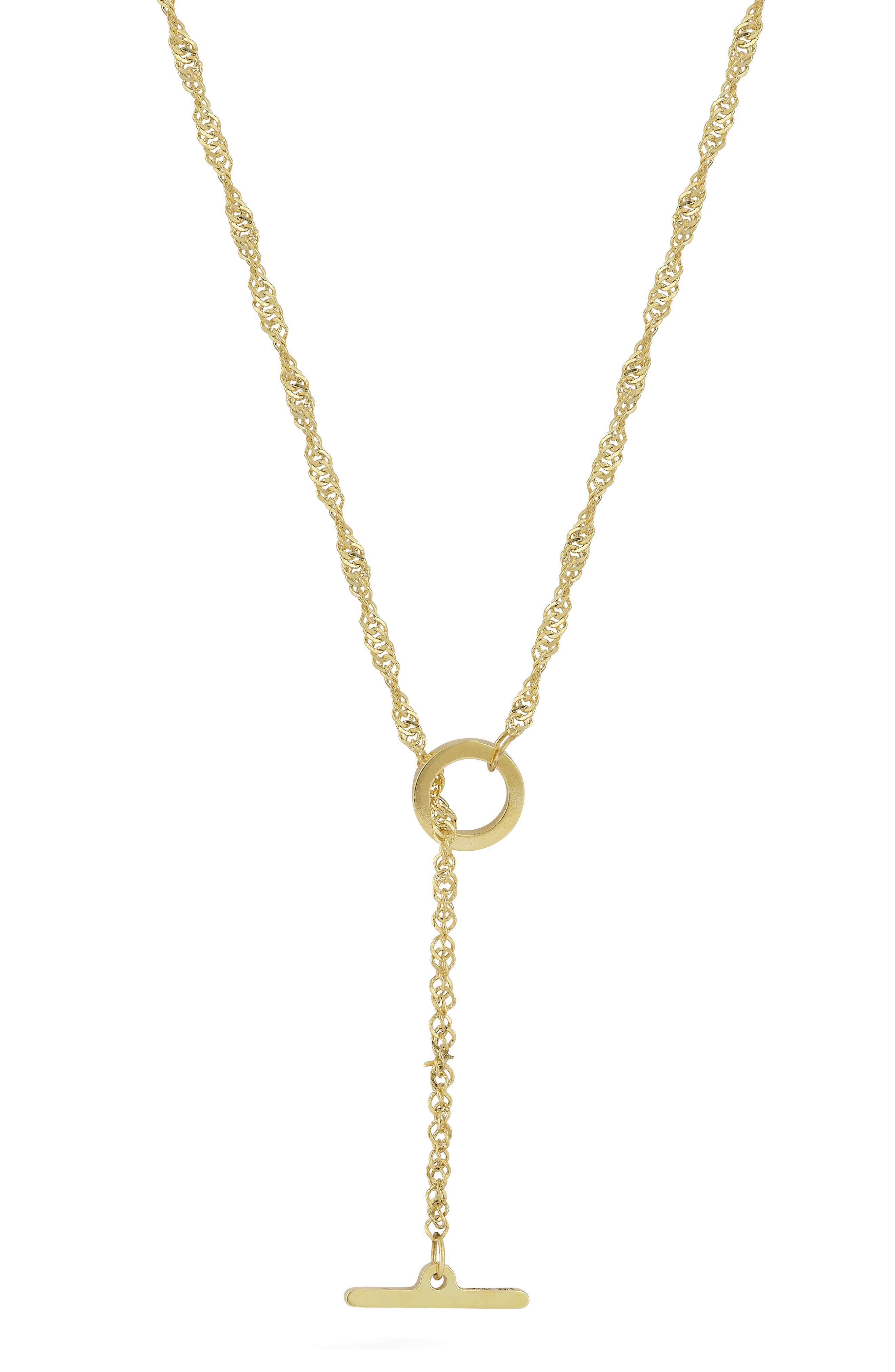 Ember Fine Jewelry 14K Gold Lariat Necklace Nordstromrack