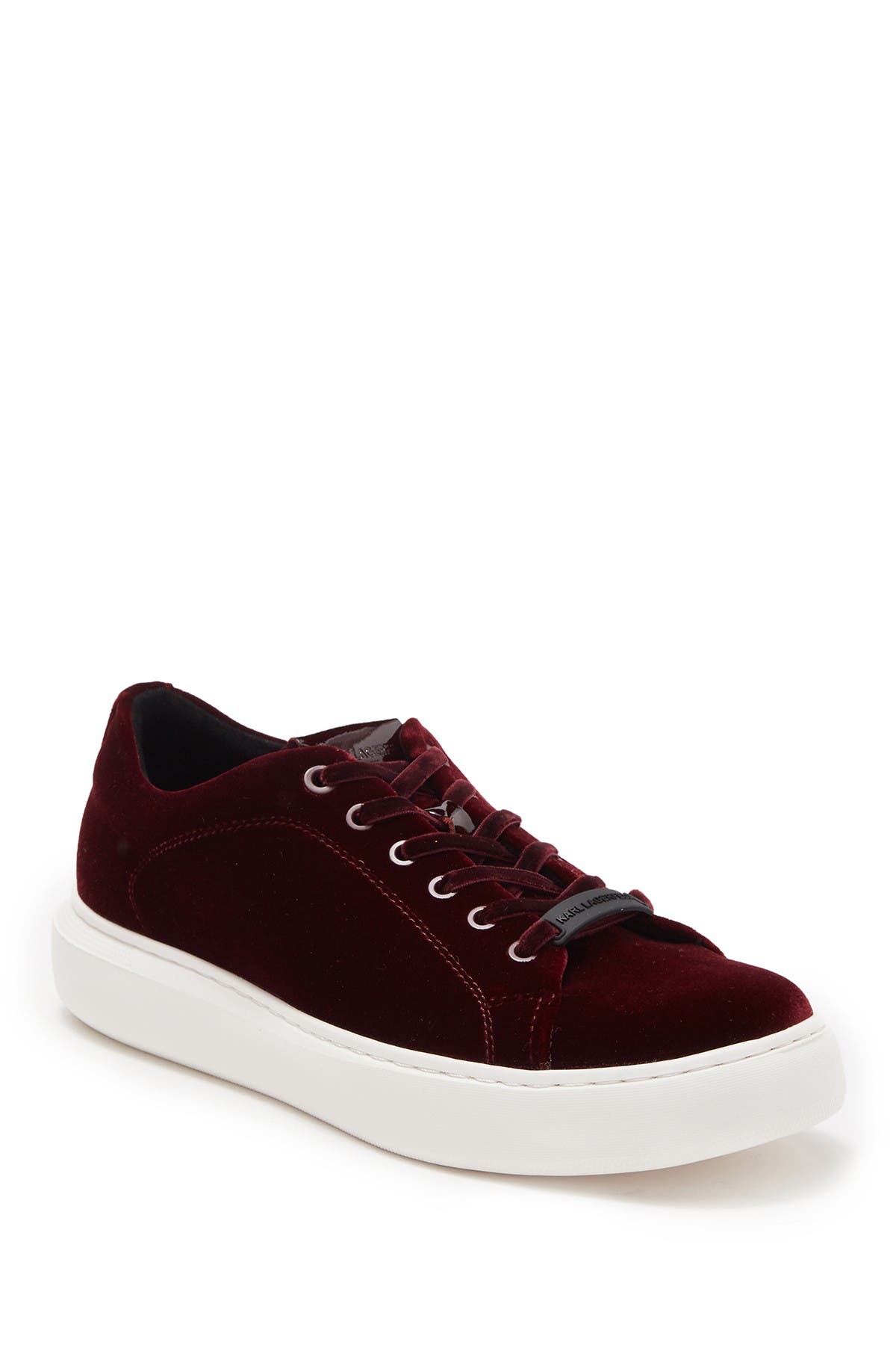 karl lagerfeld velvet sneakers