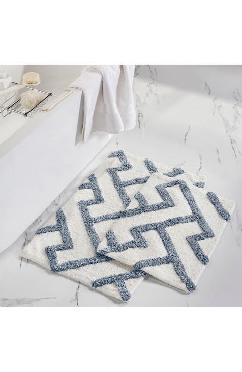 blue gray bathroom rugs