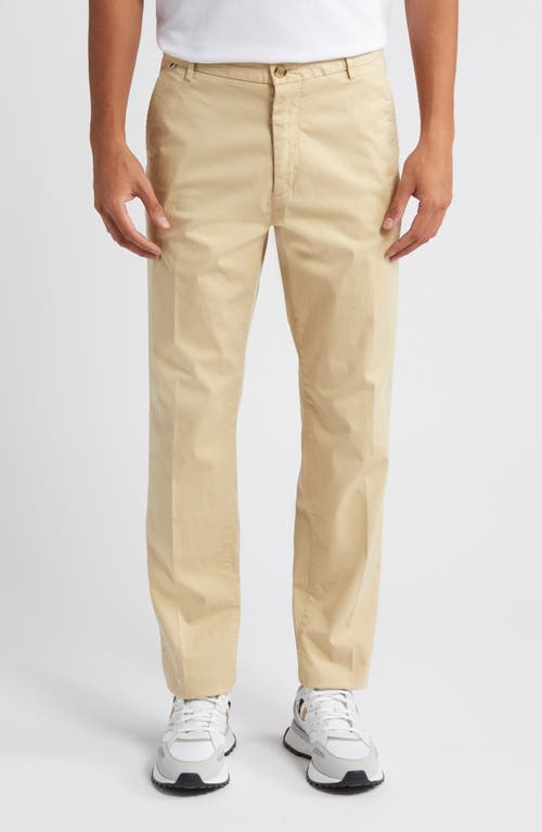 BOSS Kane Cotton Blend Chinos Light Beige at Nordstrom,