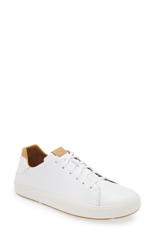 Olukai Lae‘ahi Li ‘ili Convertible Low Top Sneaker In Bright White/bright White