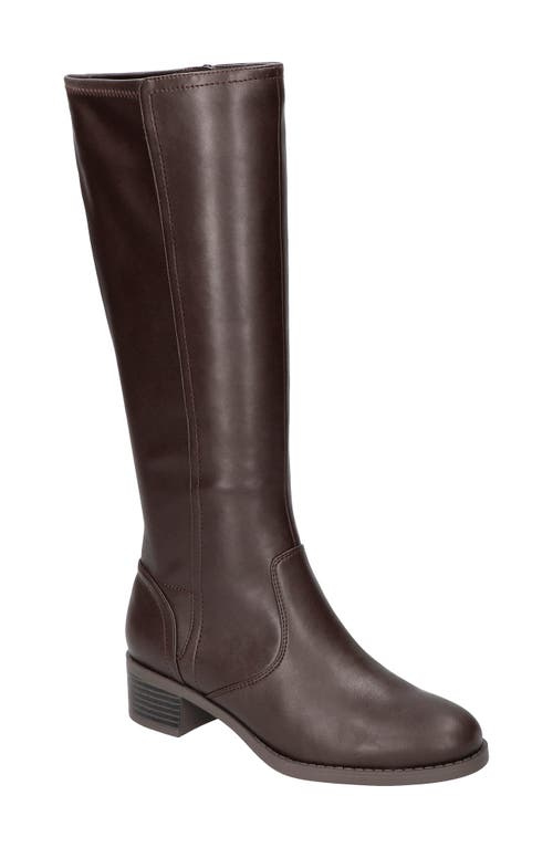 Easy Street Women's Tucker Plus Athletic Shafted Stretch-for-fit Tall Boots In Brown