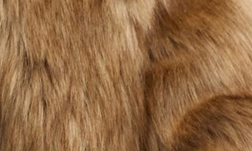 Free People Annice Faux Fur Coat In Sandy Fox Combo