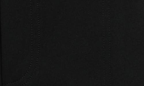Apny High Waist Ponte Cargo Pants In Black