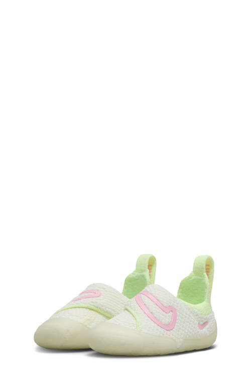 Nike Kids' Swoosh 1 Sneaker In Coconut/pink/white