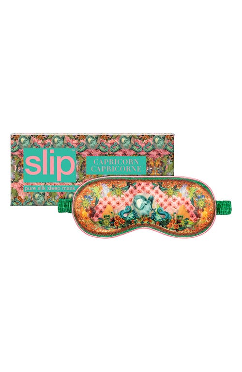 Shop Slip Pure Silk Zodiac Sleep Mask In Capricorn