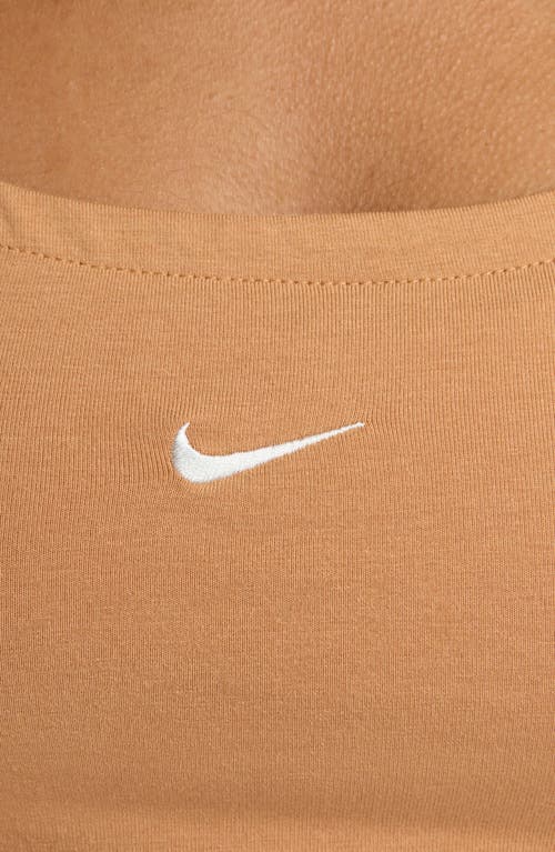 Shop Nike Chill Knit Top In Flax/sail