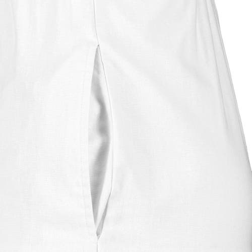 Hope & Henry Womens' Sleeveless Tiered Wrap Dress, Womens In White