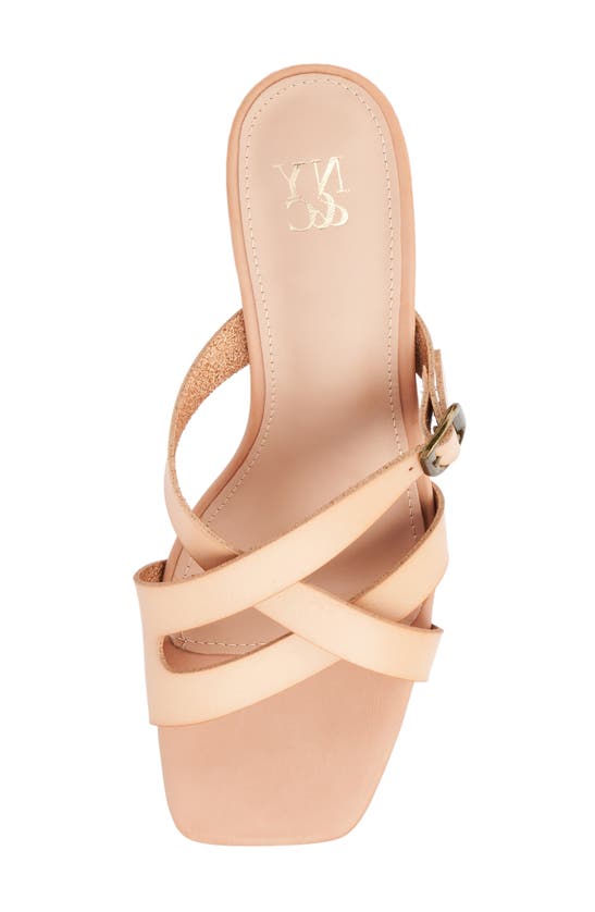 Shop New York And Company Fantasia Heeled Sandal In Nude