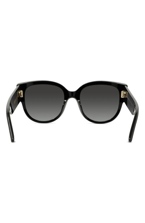 Dior Wil Bu 54mm Cat Eye Sunglasses In Black/grey
