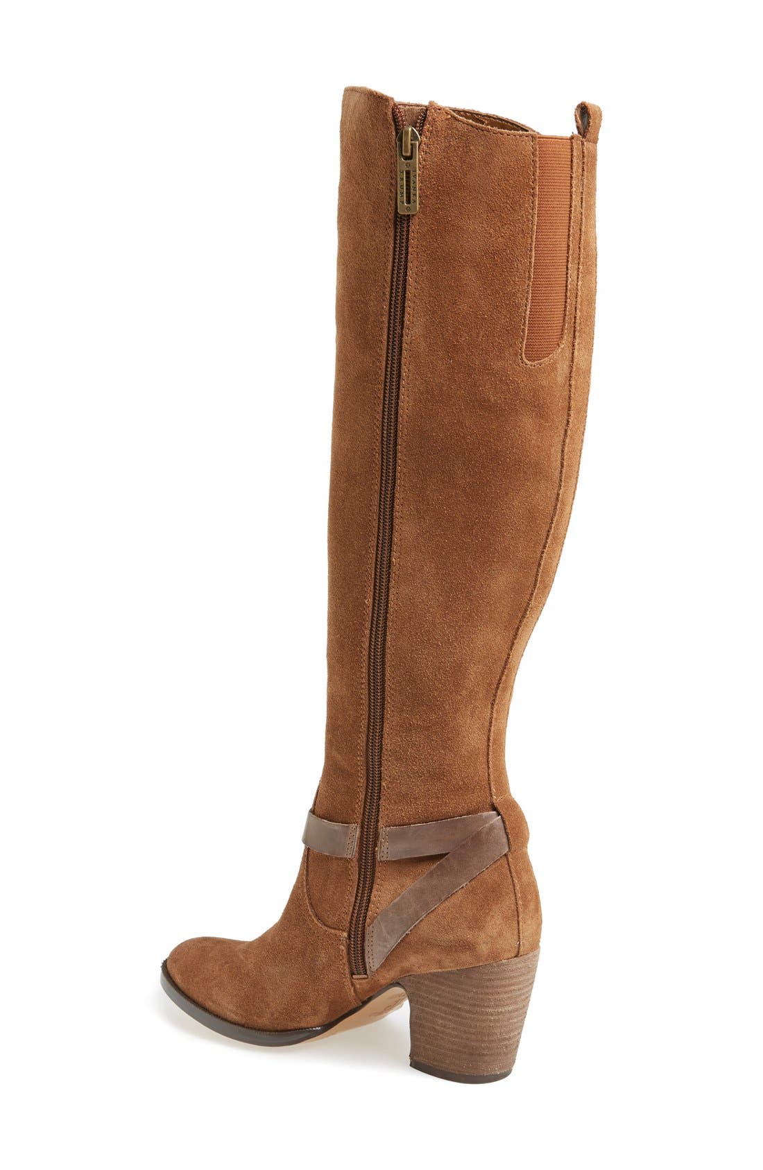 IVANKA TRUMP,
                                                'Tarrilyn' Knee High Suede Boot,
                                                Alternate thumbnail 1, color,
                                                200