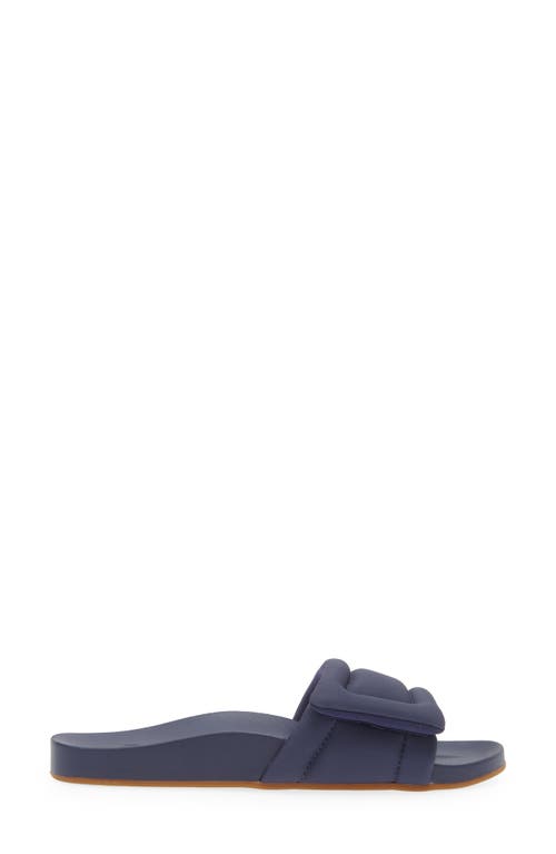 Shop Olukai Sunbeam Slide Sandal In Navy/navy