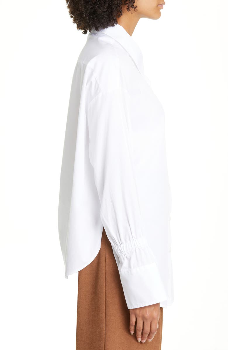 A.L.C. Monica Long Sleeve Cotton Blouse, Alternate, color, White