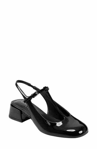 Marc fisher black leather 2025 pumps