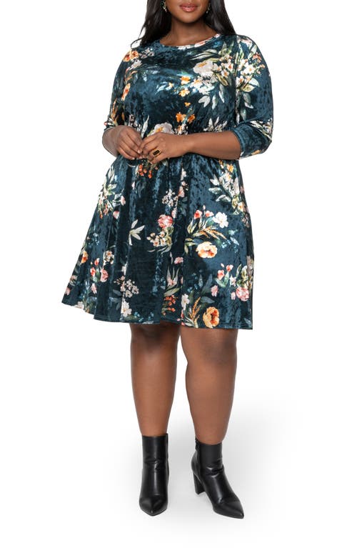 Melanie Floral Knit Dress in Lilith Floral
