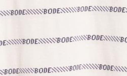 Bode Rec-jacquard T-shirt In White Multi
