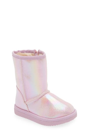 Harper Canyon Kids' Ella Faux Shearling Tall Boot In Lavender