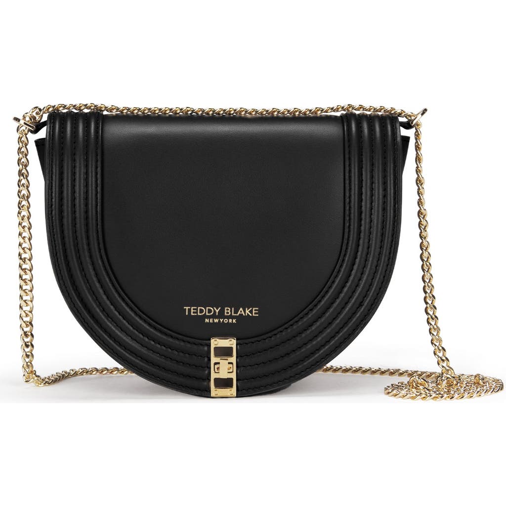 Teddy Blake Cleo Vitello 8" In Black&red