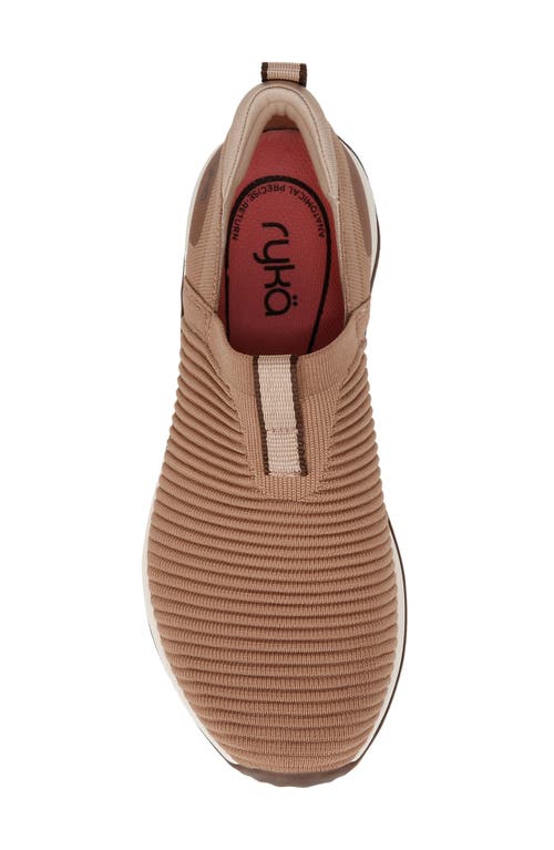 Shop Ryka Rykä Echo Knit Slip-on Sneaker In Brown