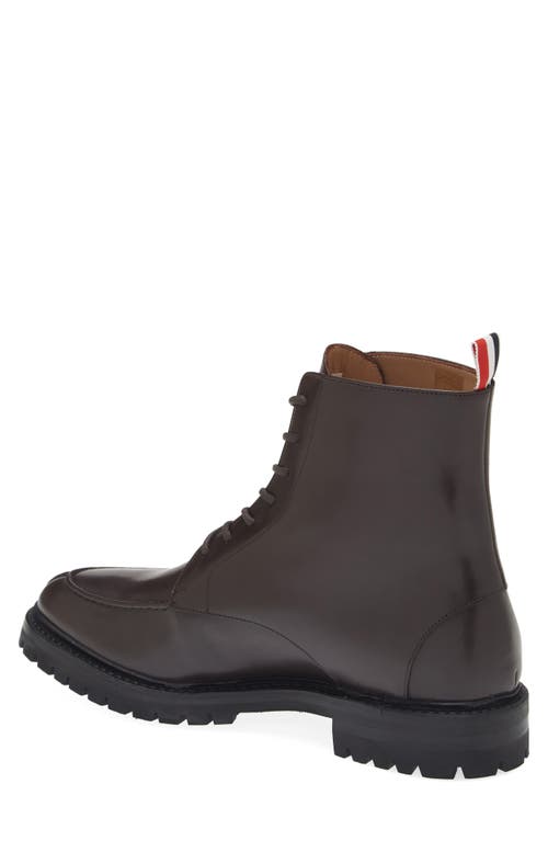 Shop Thom Browne Commando Combat Boot