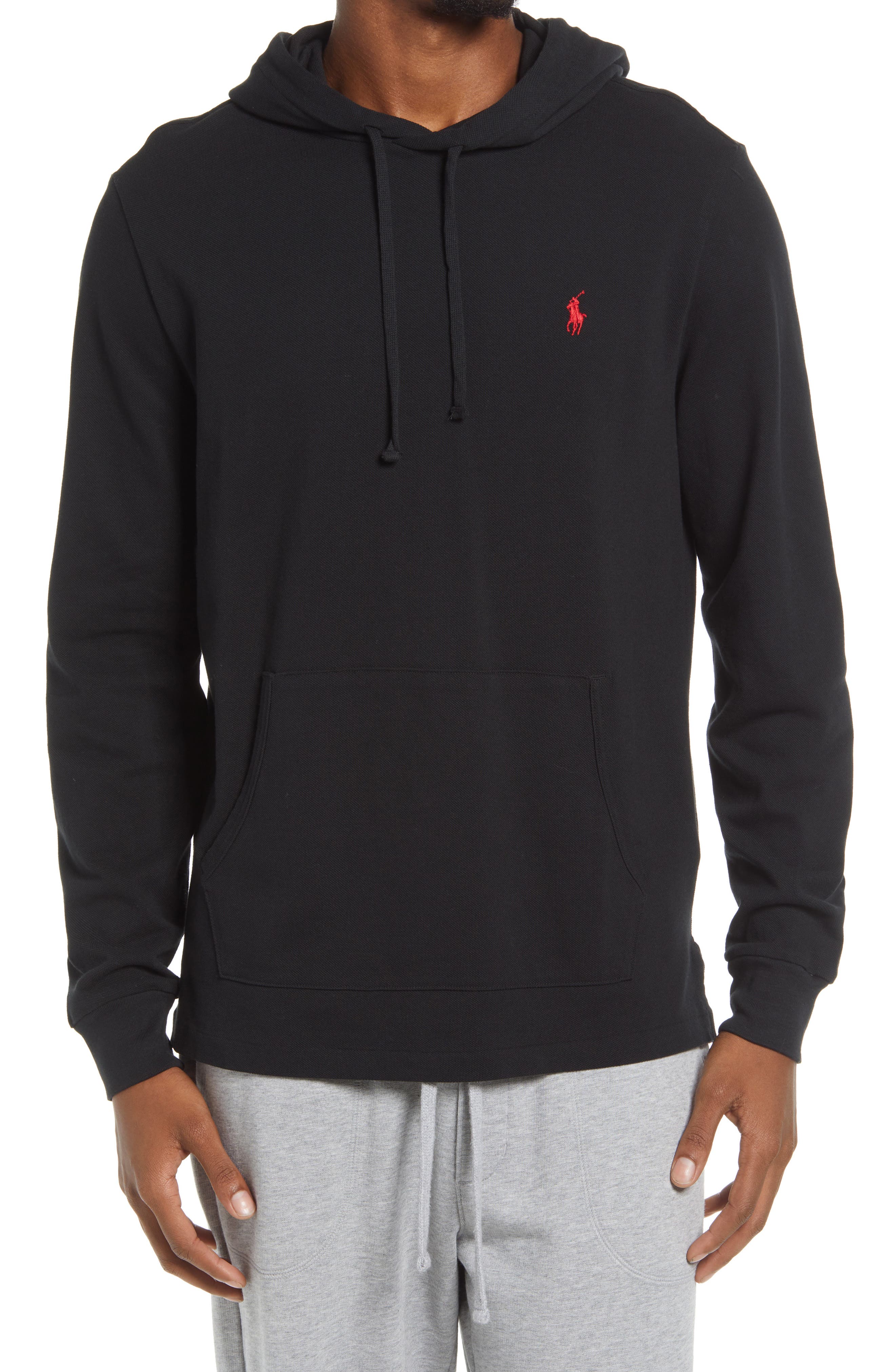 ralph lauren pique hoodie