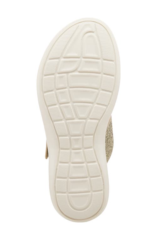 Flexus By Spring Step Bling Sandal In Soft Gold