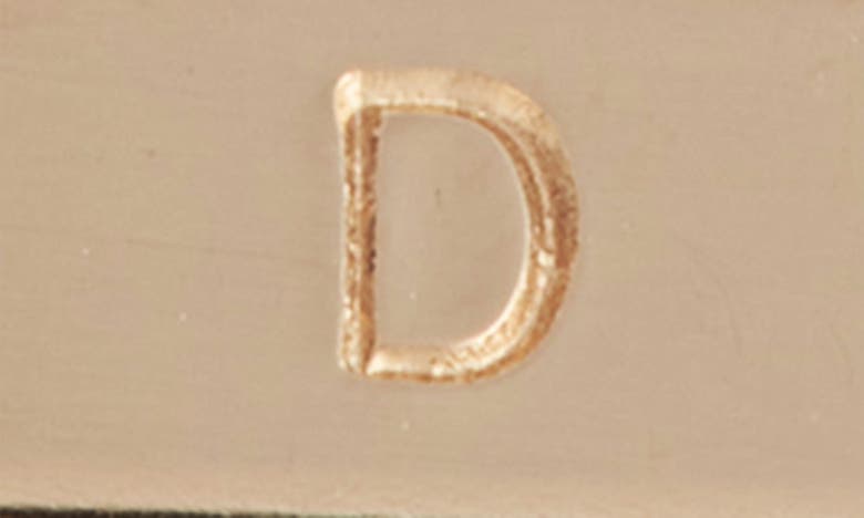 Nashelle Hadley Initial Bar Bracelet In Yellow Gold Fill - D