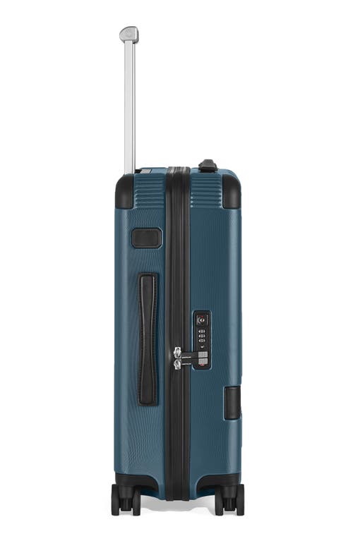 Shop Montblanc My4810 Cabin Trolley Carry-on Suitcase In Avio Blue