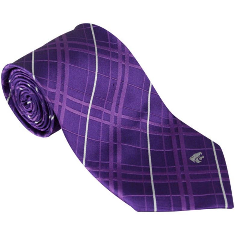 Eagles Wings Kansas State Wildcats Purple Oxford Woven Tie
