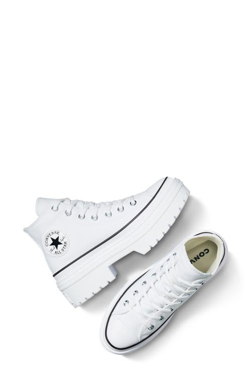 Shop Converse Chuck Taylor® All Star® Lugged High Top Sneaker In White/black/egret