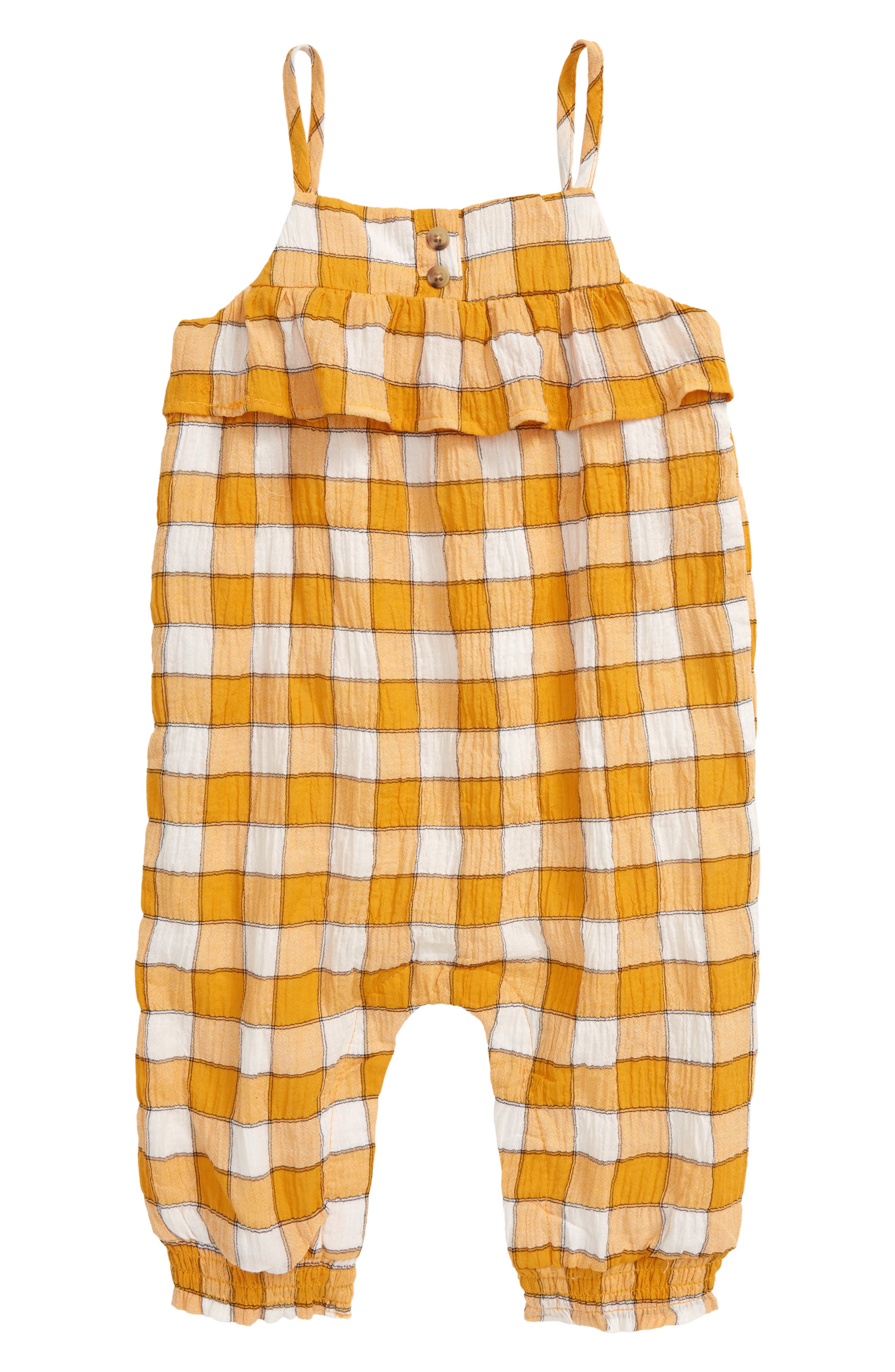 seed heritage Gingham Romper (Baby) Nordstrom