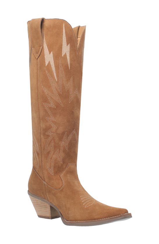 Shop Dingo Thunder Road Cowboy Boot In Camel