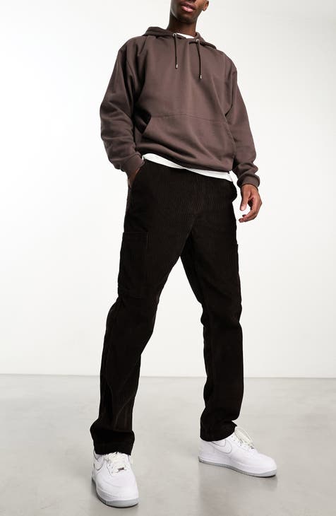 Lands' End Men Traditional Fit Stretch Corduroy Pants, Deep Khaki, Size 34  X 31