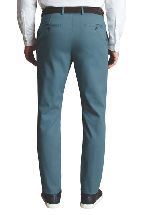Charles Tyrwhitt Slim Fit Ultimate Non-iron Chino In Mid Blue