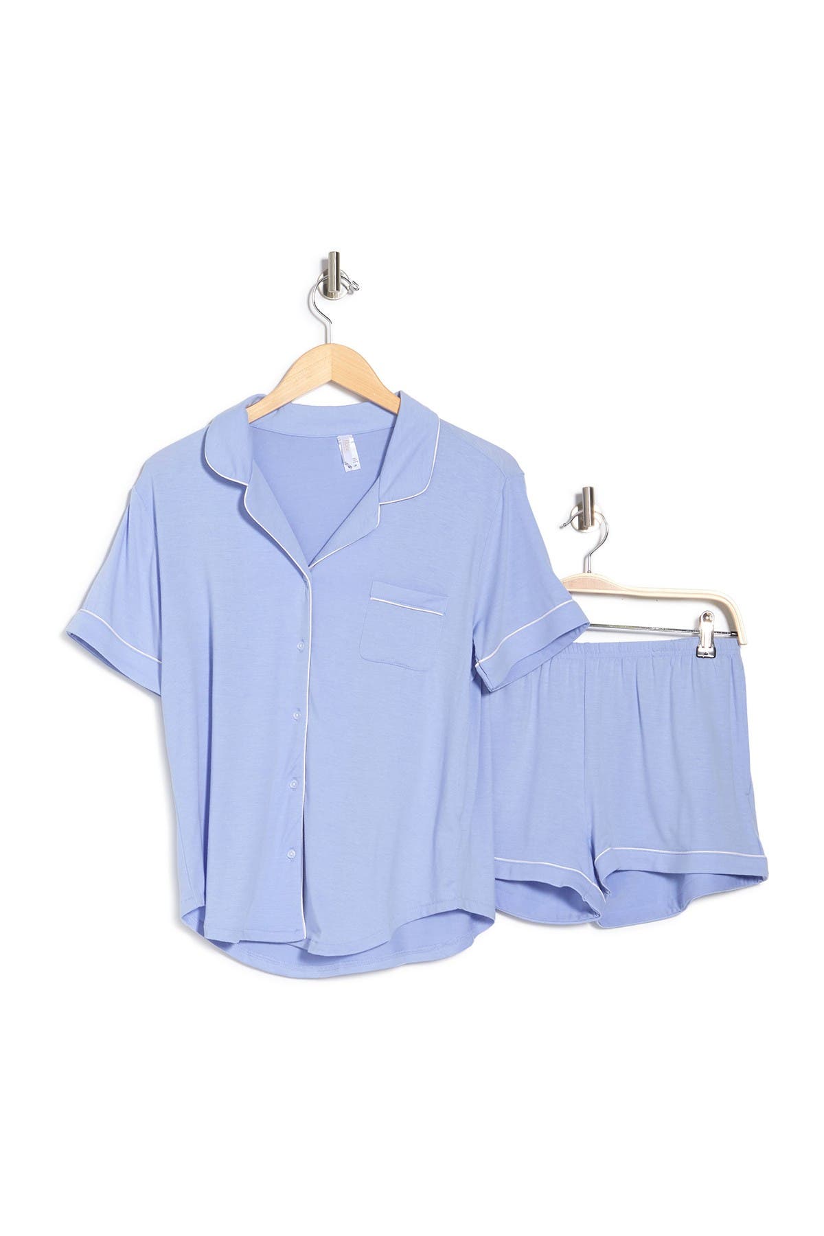 Flora By Flora Nikrooz Annie Shirt & Shorts 2-piece Pajama Set In Periwinkle